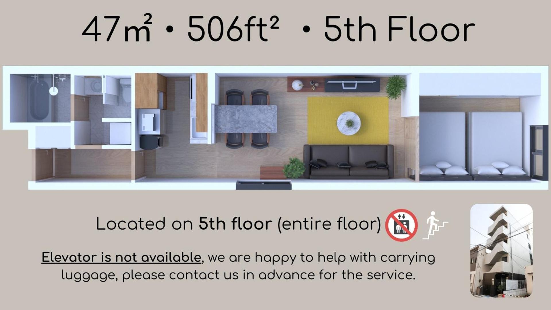 Apartamento Seirai Asakusa Vacation - 3 Minutes From Station *